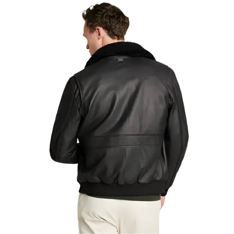Mens Lambskin Leather Biker Jacket