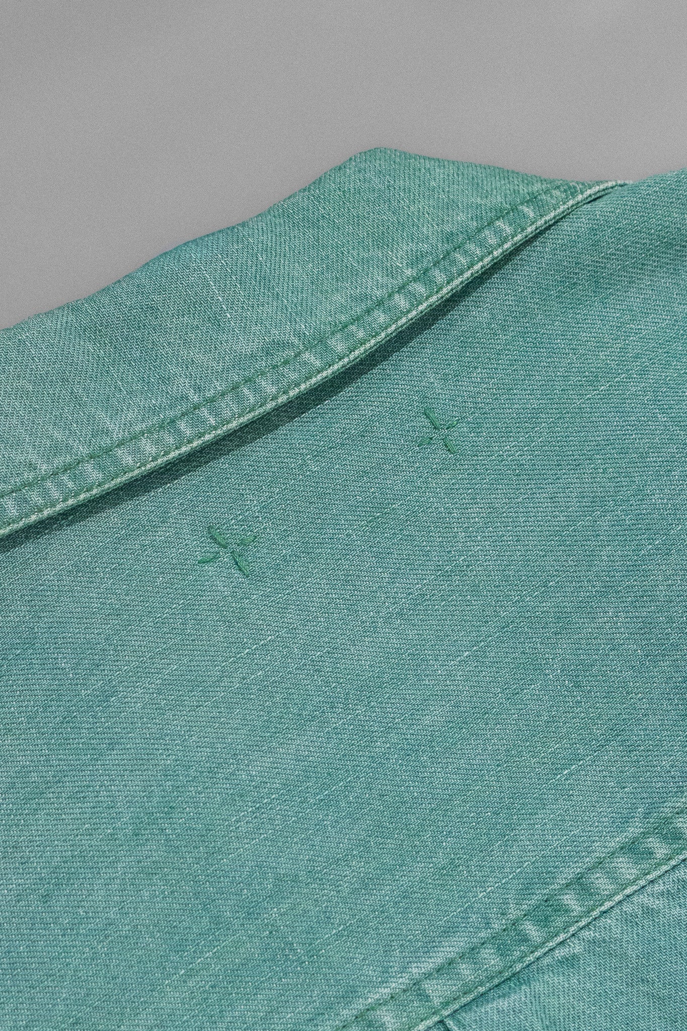 Green Denim Set