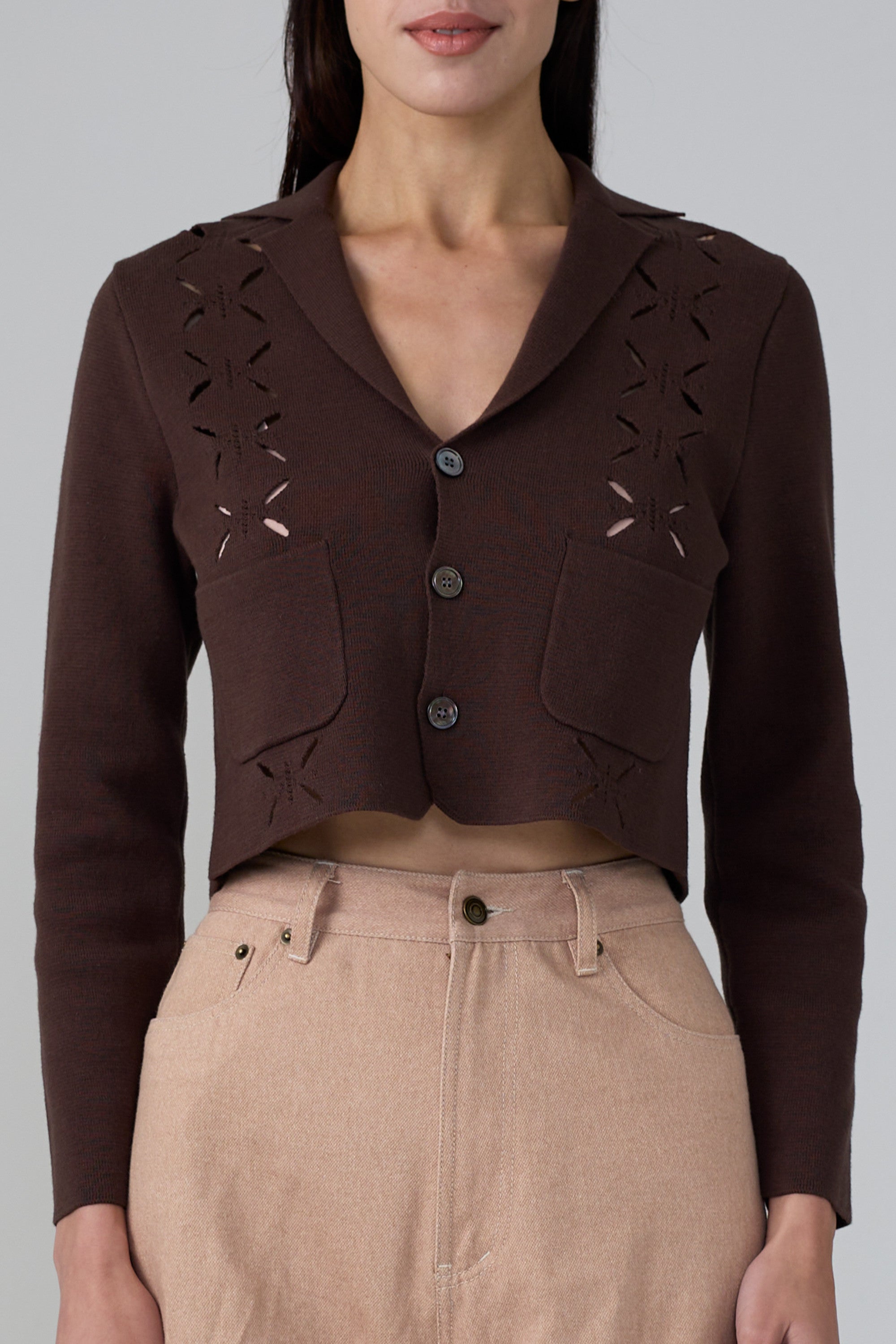 Art of Mending Knitted Jacket