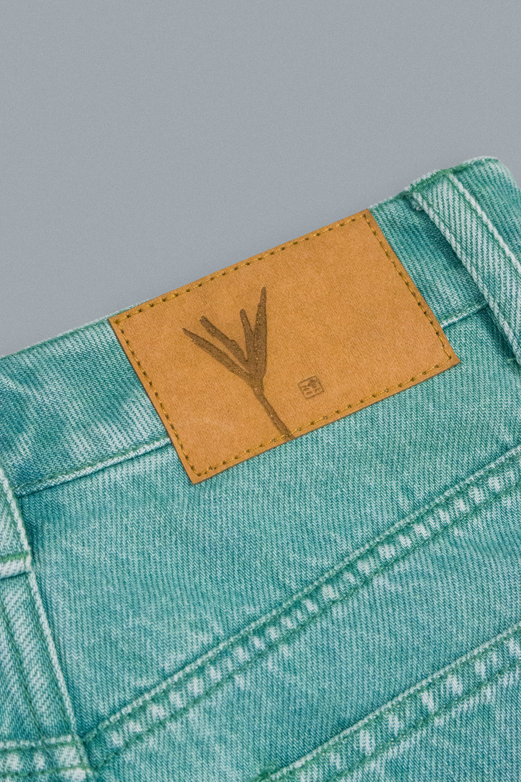 Green Denim Set