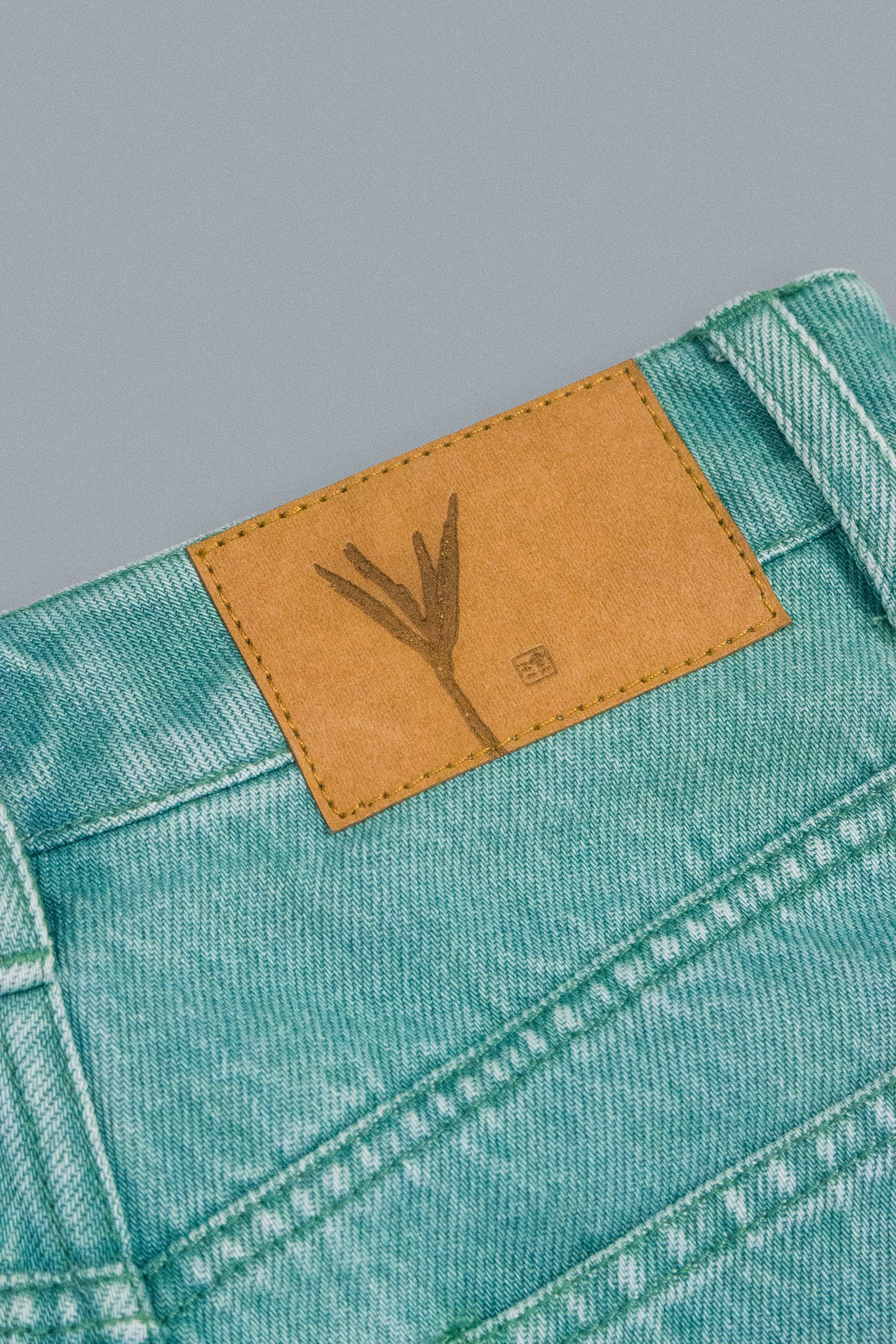 Green Denim Set