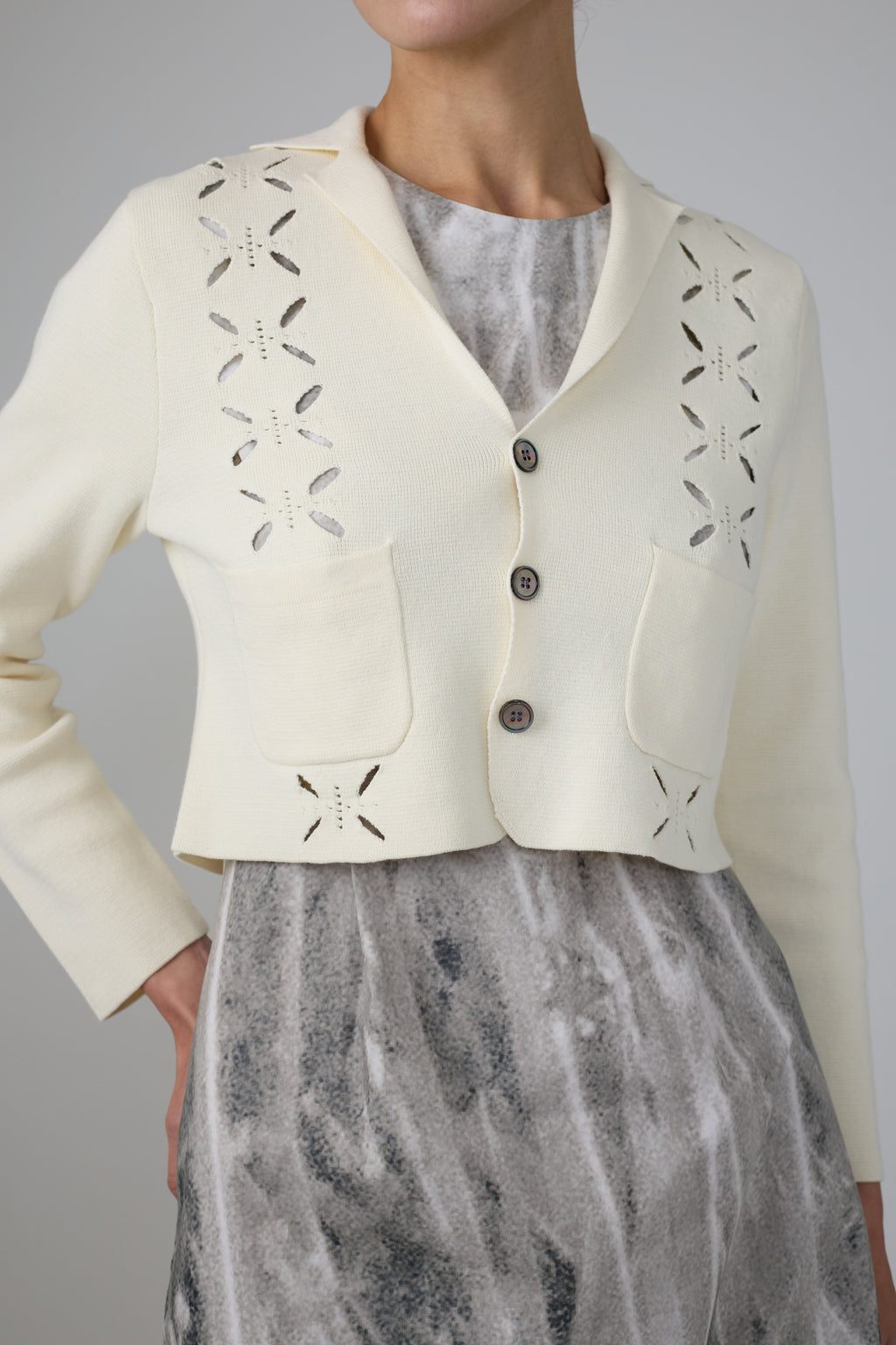 Art of Mending Knitted Jacket