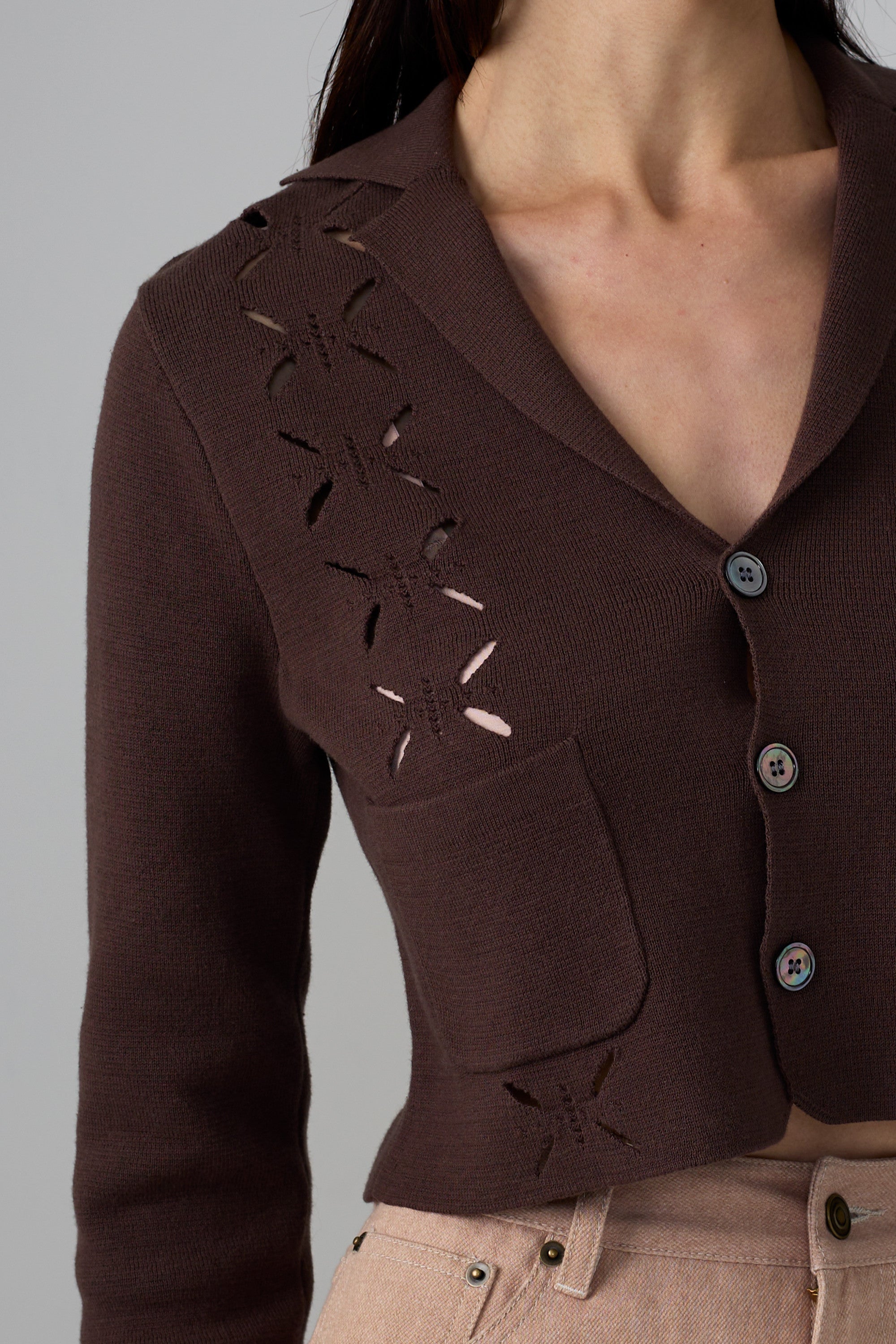 Art of Mending Knitted Jacket