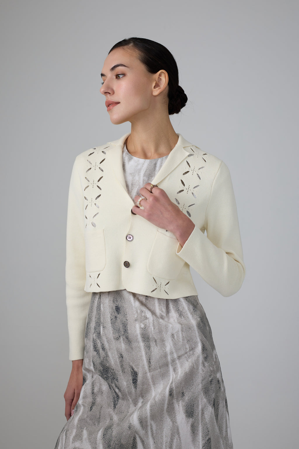 Art of Mending Knitted Jacket