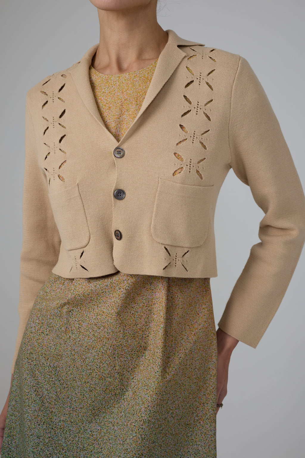 Art of Mending Knitted Jacket