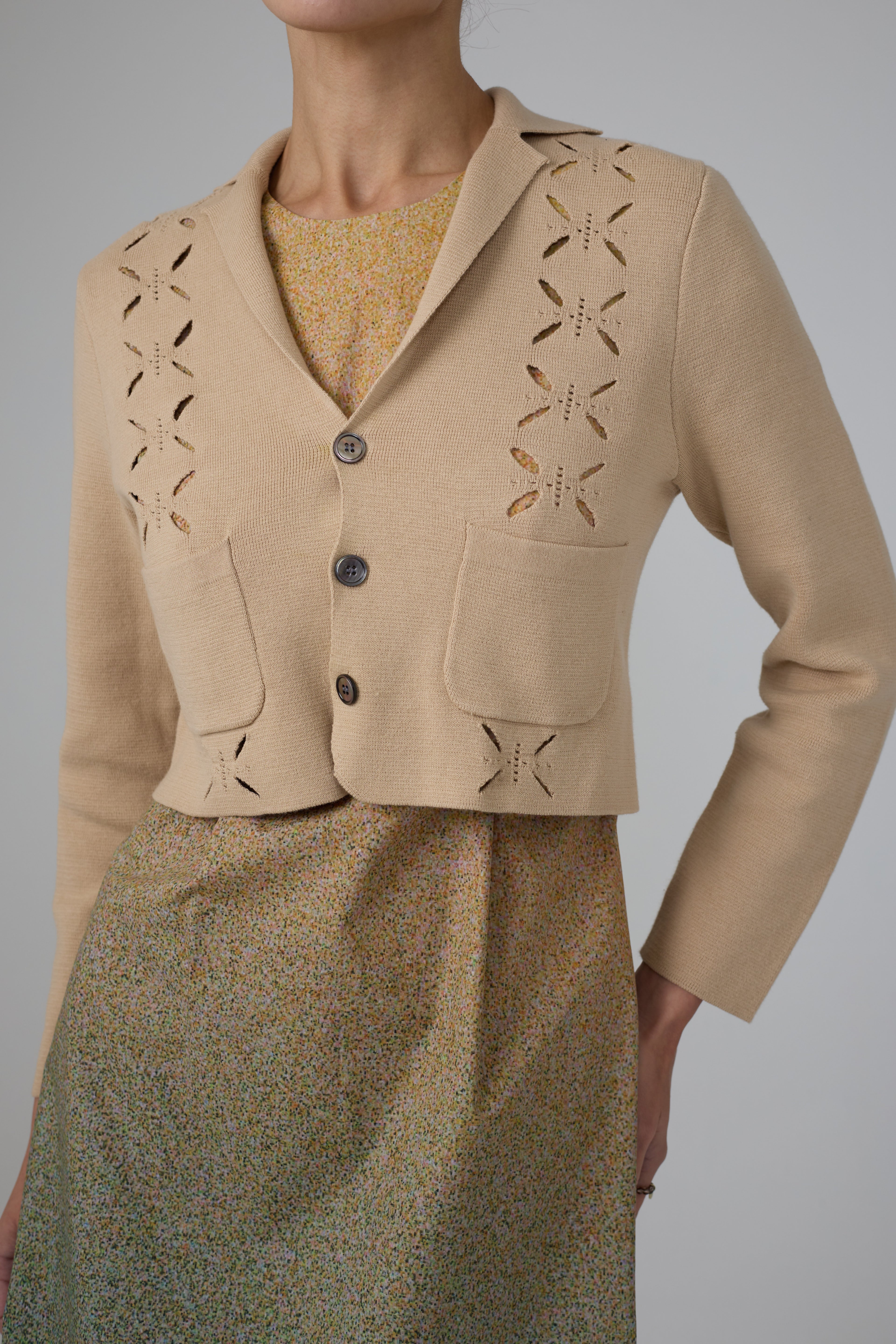 Art of Mending Knitted Jacket