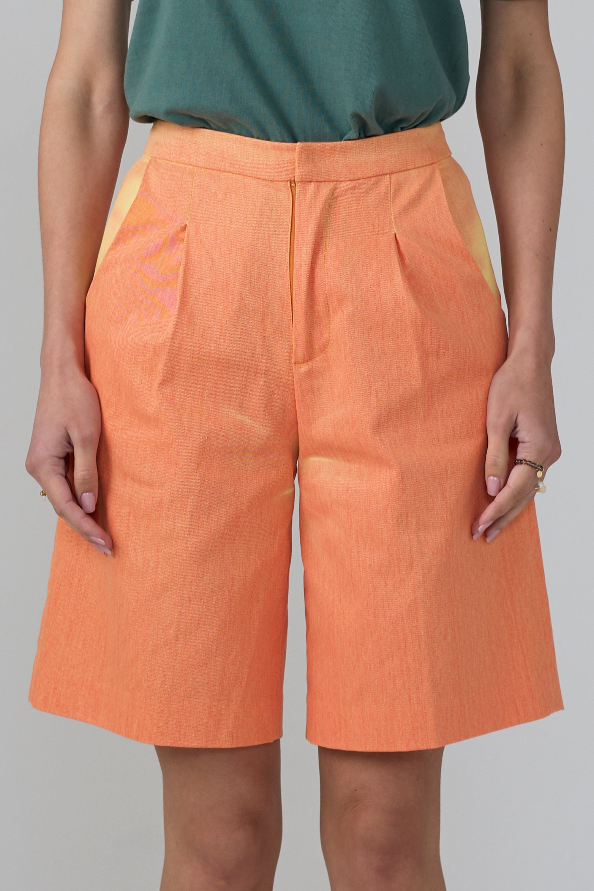 Orange Heat Reactive Shorts