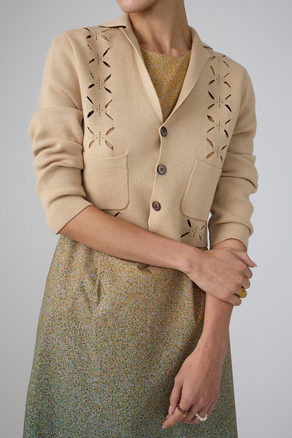 Art of Mending Knitted Jacket