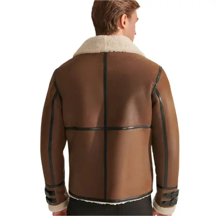 Men’s B3 RAF Tan Brown Aviator Jacket